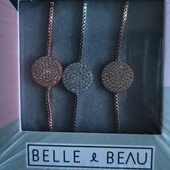 3 colour bracelet Belle and Beau