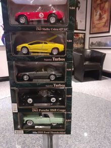 1/24 diecast model collection.x5 (Superior turbos)