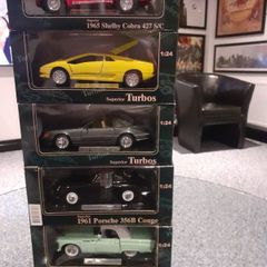 1/24 diecast model collection.x5 (Superior turbos)