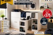 Low Sleeper with Desk &amp; Storage