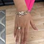 Antique Silver Plated Padlock Bracelet Image 8