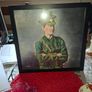Beautiful Genuine Painting of a Young Michael Collins, Postage Available or Collection, Lots more Antiques and Collectables Image 2