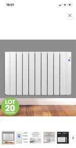 Electric Radiator Futura 1800w Aluminium Oil Filled Electric Radiator