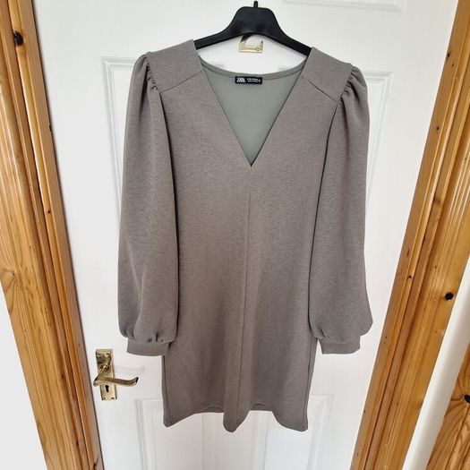 Khaki Green Zara Dress - S