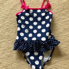 Gorgeous polka dot girls swimsuit