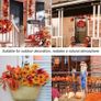 Autumn Decorations, Fairy Lights, 10 Maple Leaf Light, Garden Lights Outdoor Lights, Autumn Wreath, Christmas Decorations Halloween Decorations Leaves Decoration Thanksgiving Decorations Image 5