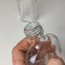 211 - Set of Two Vintage Cork Distilleries Company Clear Glass Decorative Collectible Whiskey Vodka Bottles Image 3