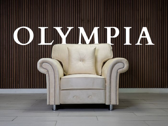 Olympia Cream Fullback Plush Velvet Fabric Sofa Set