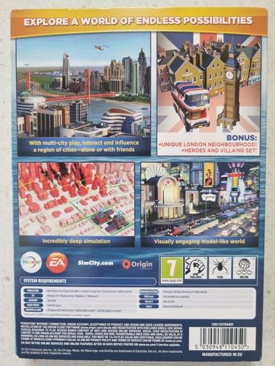 Simcity PC Collectors Edition Unique London Neighbourhood