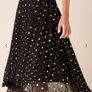 Monsoon Demetria sequin hearts hanky hem dress black Image 4