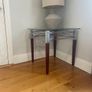 Glass and Chrome Side-table Image 2