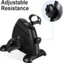 Mini Exercise Bike Portable Home Pedal Exerciser Gym Fitness Leg Arm Image 2