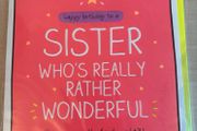 Happy Birthday Sister Card