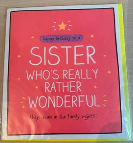 Happy Birthday Sister Card