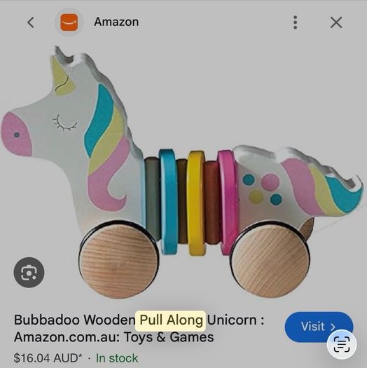 pull along educational wooden toys