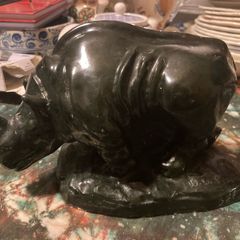 figure made from recycled plastic
