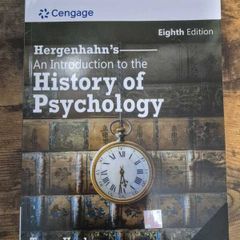 Hergenhahn's An Introduction to the History of Psychology - 8th Ed (Indian Edition) )