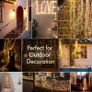 [2 Pack] Fairy String Lights, 120LED 12M/40Ft 8 Modes USB Plug in Powered Lights Waterproof Outdoor/Indoor Copper String Lights with Remote Timer for Bedroom, Party, Christmas Image 4