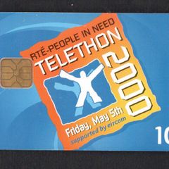 2000 Ireland 10 unit RTE-People in Need Telethon (ODS3) Call Card Used
