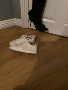 Ladies cream/ beige trainers