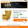 Arm Chair - Ikea. Wingback Image 2