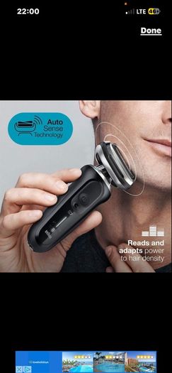 braun new series 7 smart sonic shaver with smart dock station clean charge Wet and Dry Electric Shaver