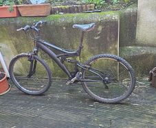 Double suspension mountain bike