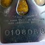 Vintage 1950s Jersey Automobile Association Car Badge - Channel Islands Aa Emblem Image 3