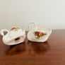 Old Country Rose China Swans Image 3