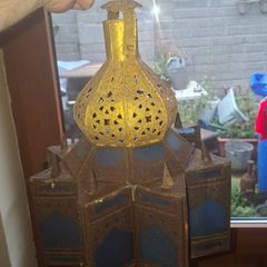 Vintage Large Moroccan, Moorish, or North African Hanging Lantern, Postage available or Collection