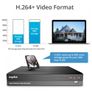 27645 Sannce 8ch 5mp-n Hd Dvr 4pcs 5mp Cameras Image 4