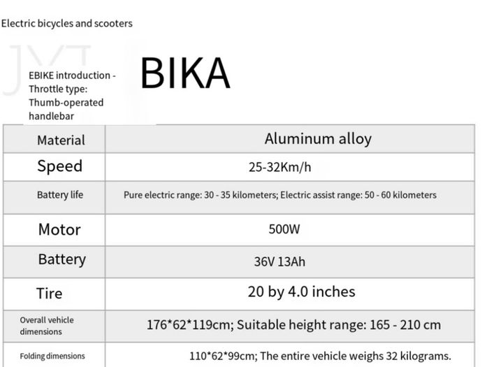 Ebike: Shipped directly to your home.