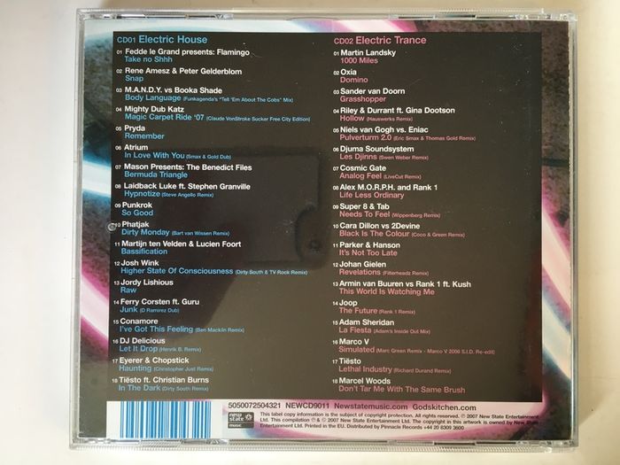 Godskitchen [2007] Godskitchen Electric (2CD Album)