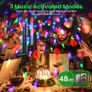 FREE EXPRESS SHIPPING Disco Ball 7 RGB Color with Remote, Disco Lights Sound Activated Party Lights, USB Powered Disco Ball Light for Parties, Birthday, Festival, Bar, Car, Wedding, Kids Image 6