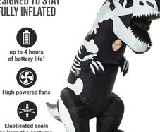Halloween Inflatable T- Rex Kids Costume