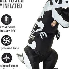 Halloween Inflatable T- Rex Kids Costume