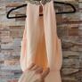 Miss Selfridge Peach Maxi dress size 8 Image 7