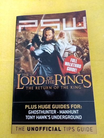 The Lord of the Rings The Return of the King complete walkthru guide PlayStation 1 Ps1 Games PlayStation 2 Ps2 Games Original