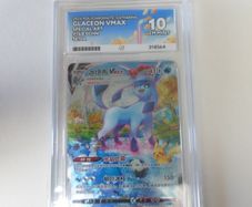 Pokemon TCG Glaceon VMAX Evolving Skies Holo ACE 10 GEM MINT