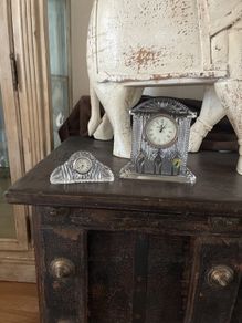 2 Waterford crystal clocks