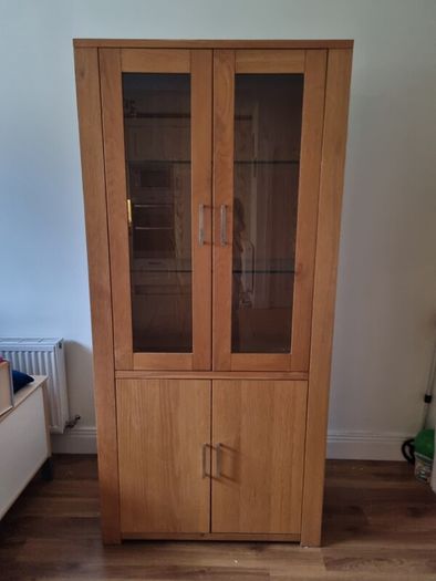 Solid Oak Display Unit