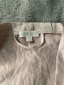 Bridesmaid style satin pale pink satin robe