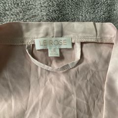 Bridesmaid style satin pale pink satin robe