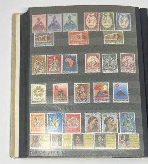Collection: Vatican City Stamps both mint and used along with some miniature sheets on 40 pages