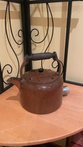 Vintage copper kettle