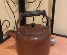 Vintage copper kettle