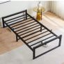 Single Bed Frame,Heavy Duty Metal Platform Bed Image 3