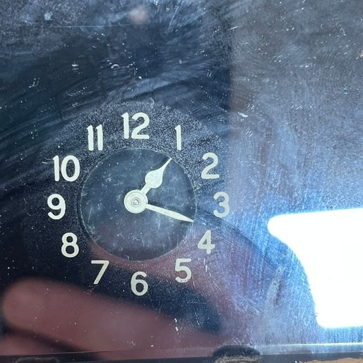 Vintage Car SMITHS Rear View Mirror Clock, Classic Jaguar VW Mini Austin Ford
