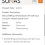 Sonas D-Shaped Soft Close Seat Image 6