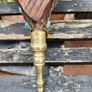Victorian timber brass and leather bellows Image 3